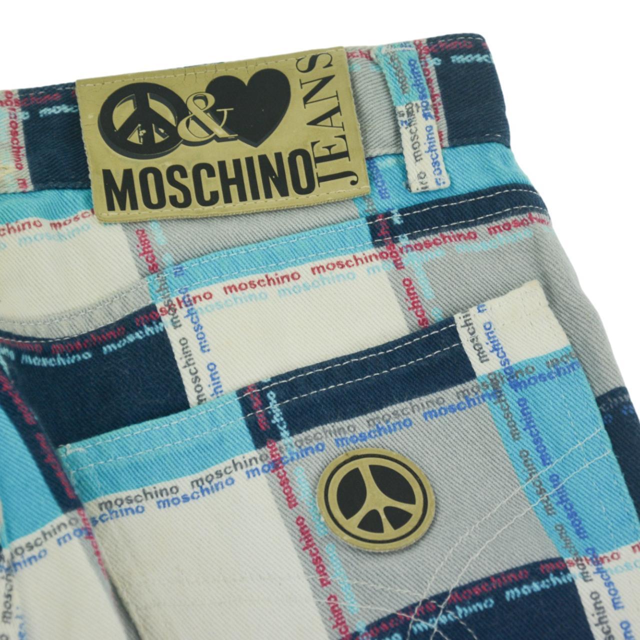 Vintage Moschino Monogrqm Denim Jeans Women s Size W28 second wave vintage store