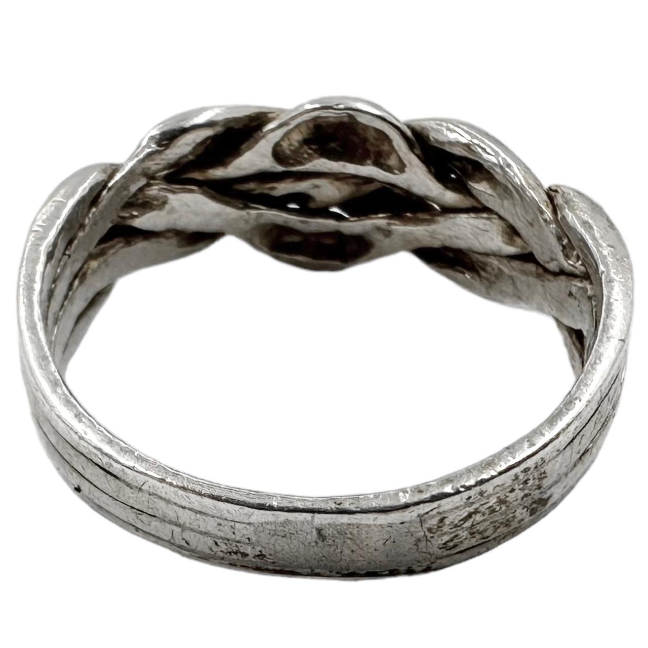 Vintage Braid 925 Sterling Silver Ring