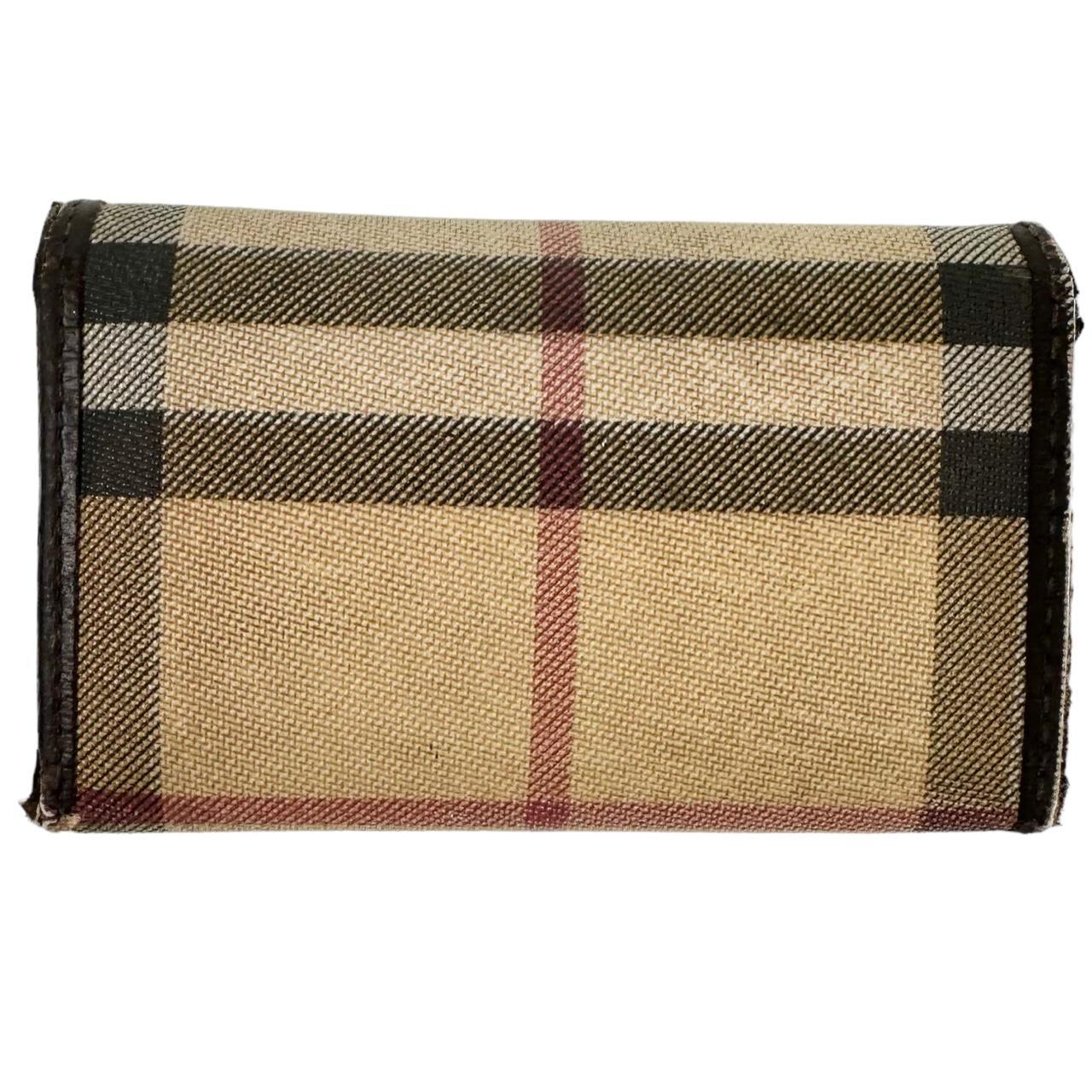 Vintage Burberry Nova Check Key Holder