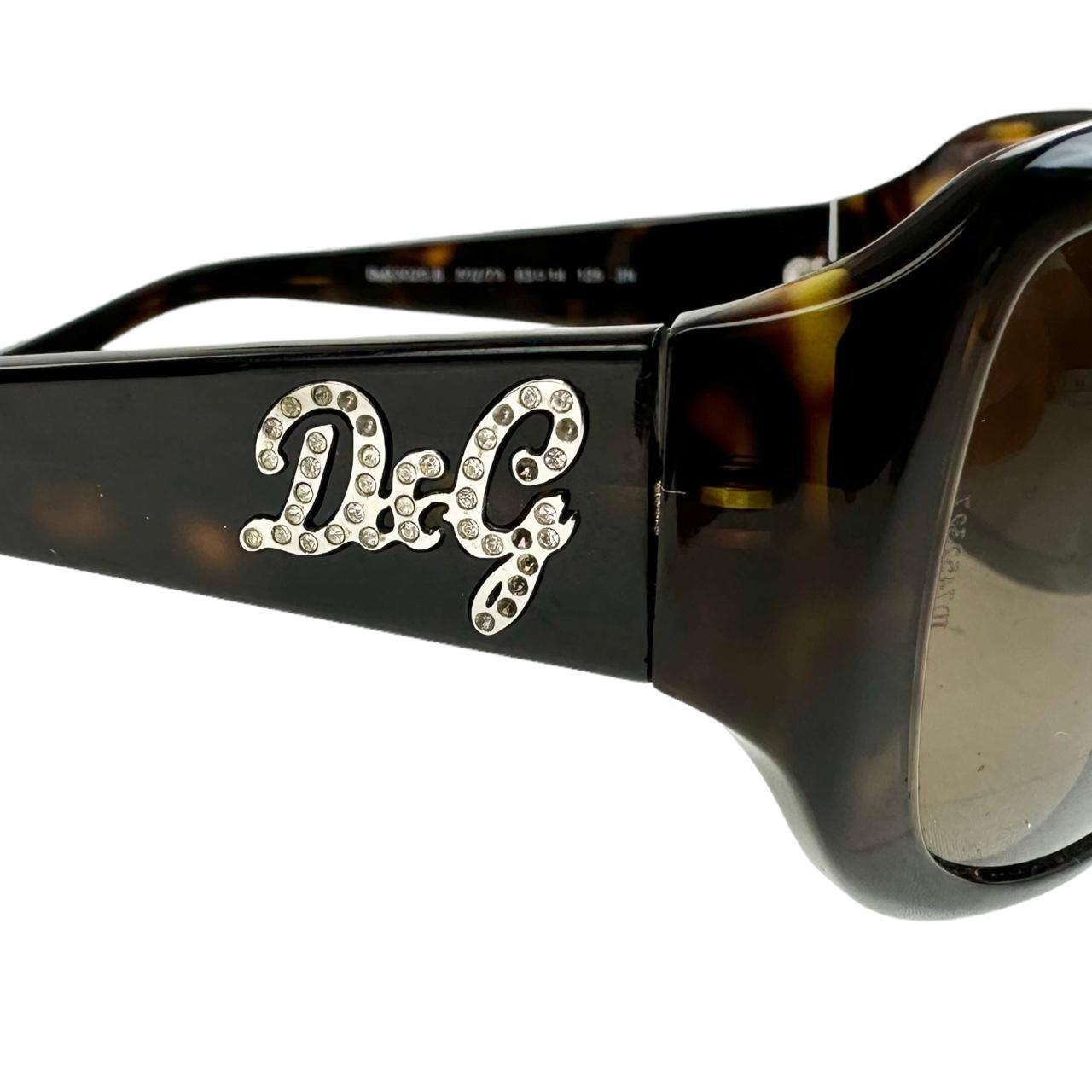 Vintage Dolce And Gabbana Rhinestone Sunglasses