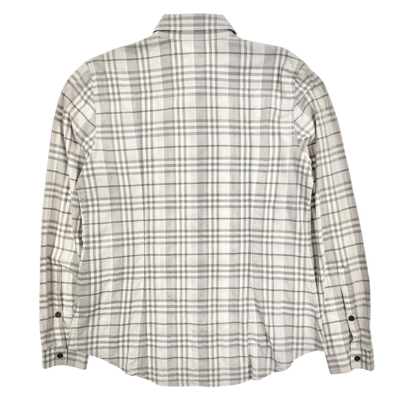 Burberry nova check button shirt size M