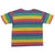 Vintage United Colours Of Benetton Stripe Button T Shirt Size S