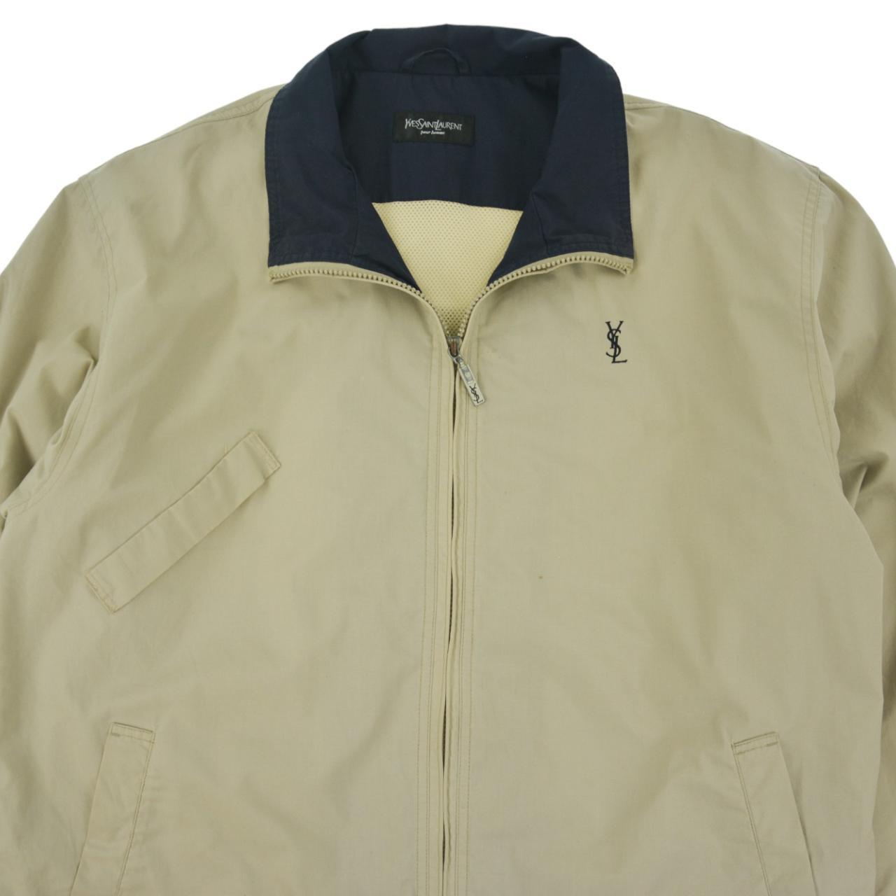 Vintage YSL Yves Saint Laurent Zip Up Jacket Size L - second wave 