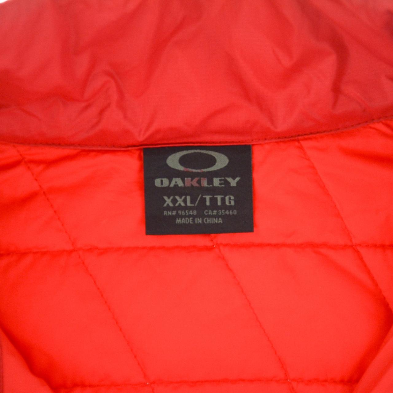 Vintage Oakley Quilted Zip Up Jacket Size XXL