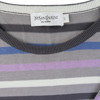 Vintage YSL Yves Saint Laurent Striped Jumper Size L