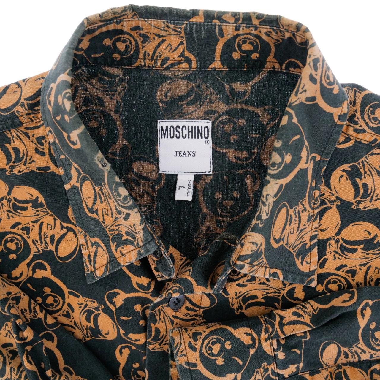 Vintage Moschino Bear Button Shirt Size L