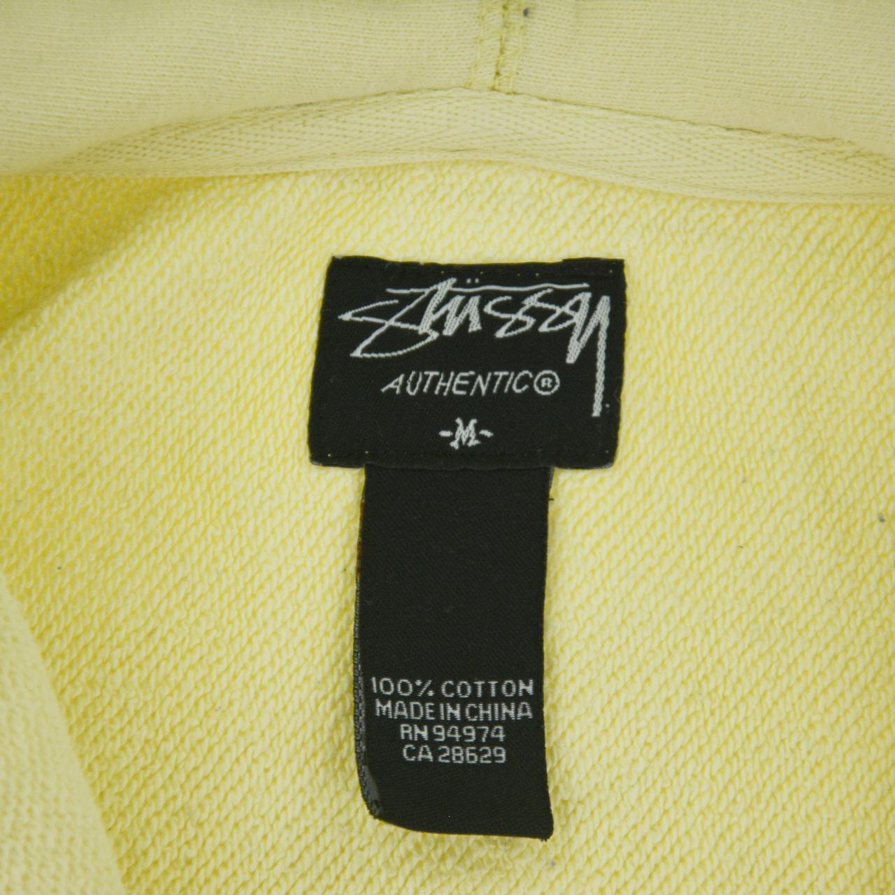 Vintage Stussy Zip Up Hoodie Size M