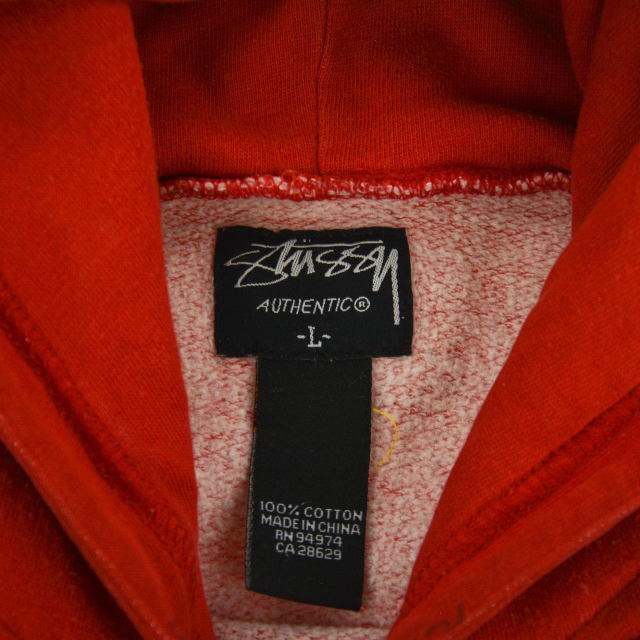 Vintage Stussy Striped Hoodie Size M