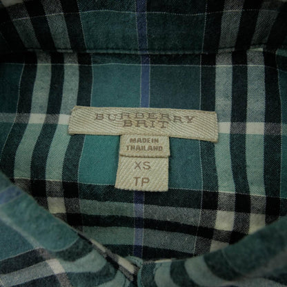 Vintage Burberry Nova Check Button Up Shirt Women's Size XS