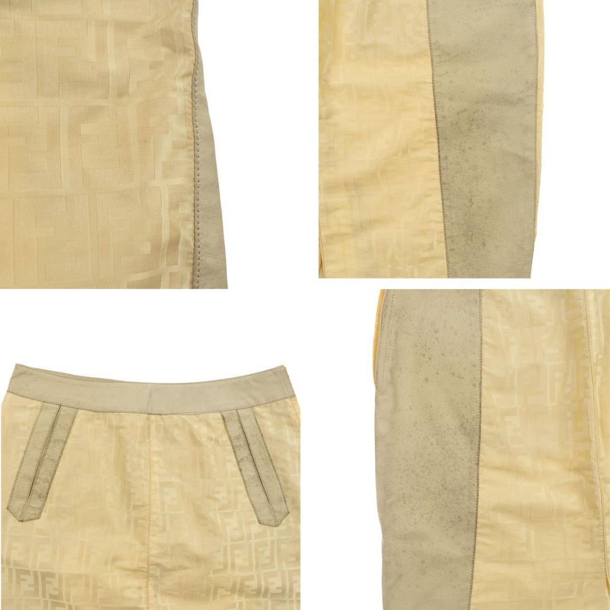 Vintage Fendi Monogram Skirt Size W28