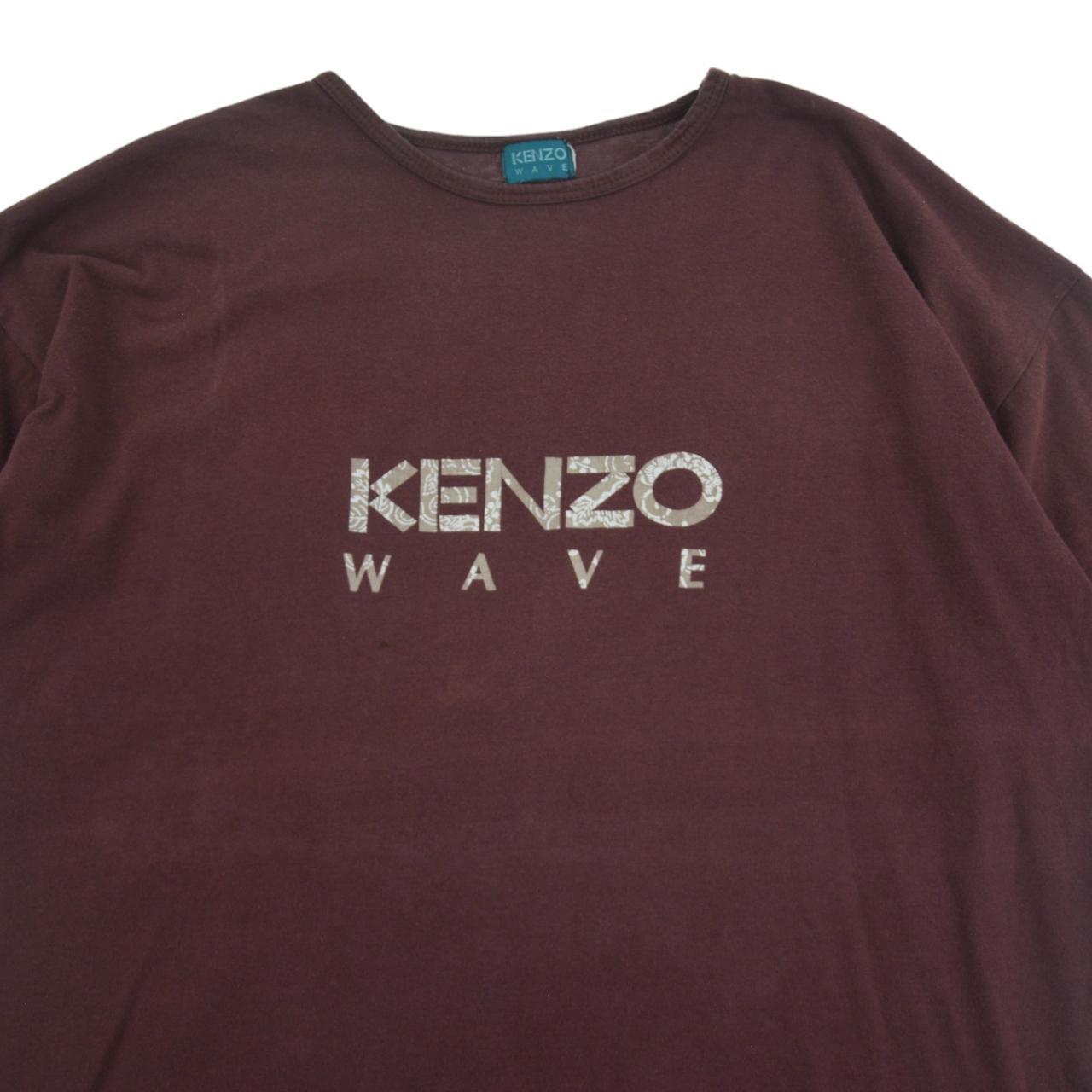 Vintage Kenzo Wave T Shirt Size S