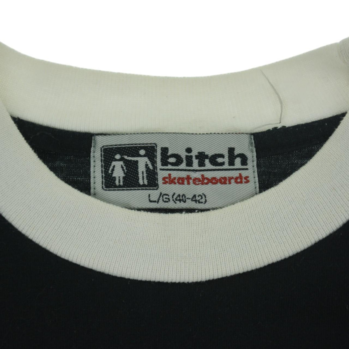 Vintage Bitch Skateboards Ring Sleeve T Shirt Womans Size L