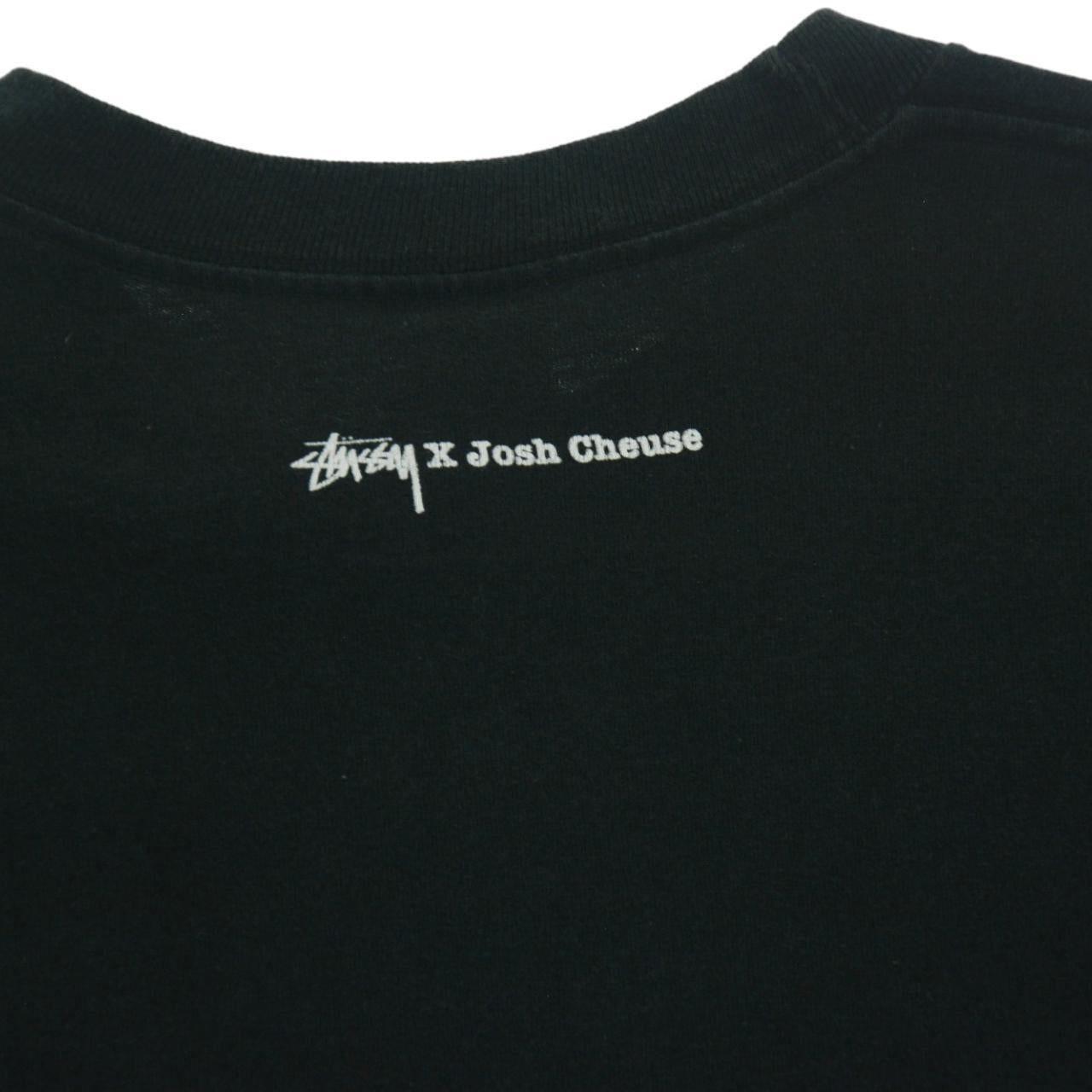 Vintage Stussy X Josh Cheuse T Shirt Size XL