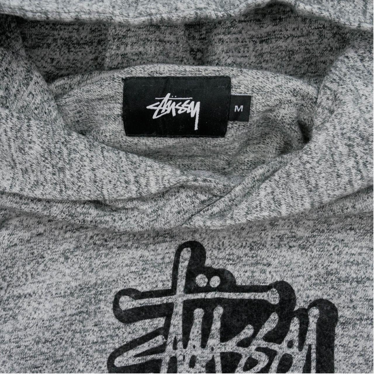 Vintage Stussy Stock Logo Hoodie Size S - second wave vintage store