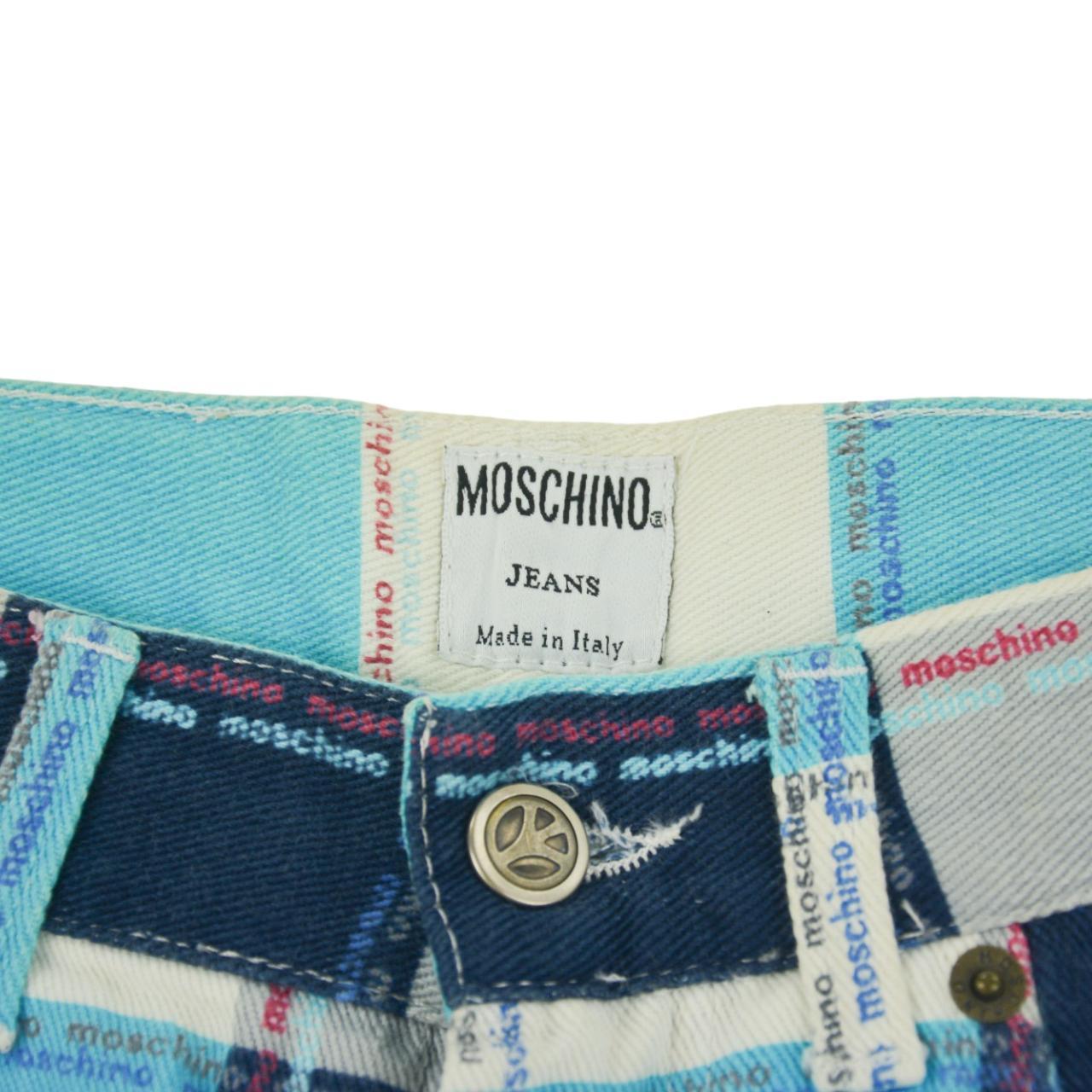 Vintage Moschino Monogrqm Denim Jeans Women s Size W28 second wave vintage store