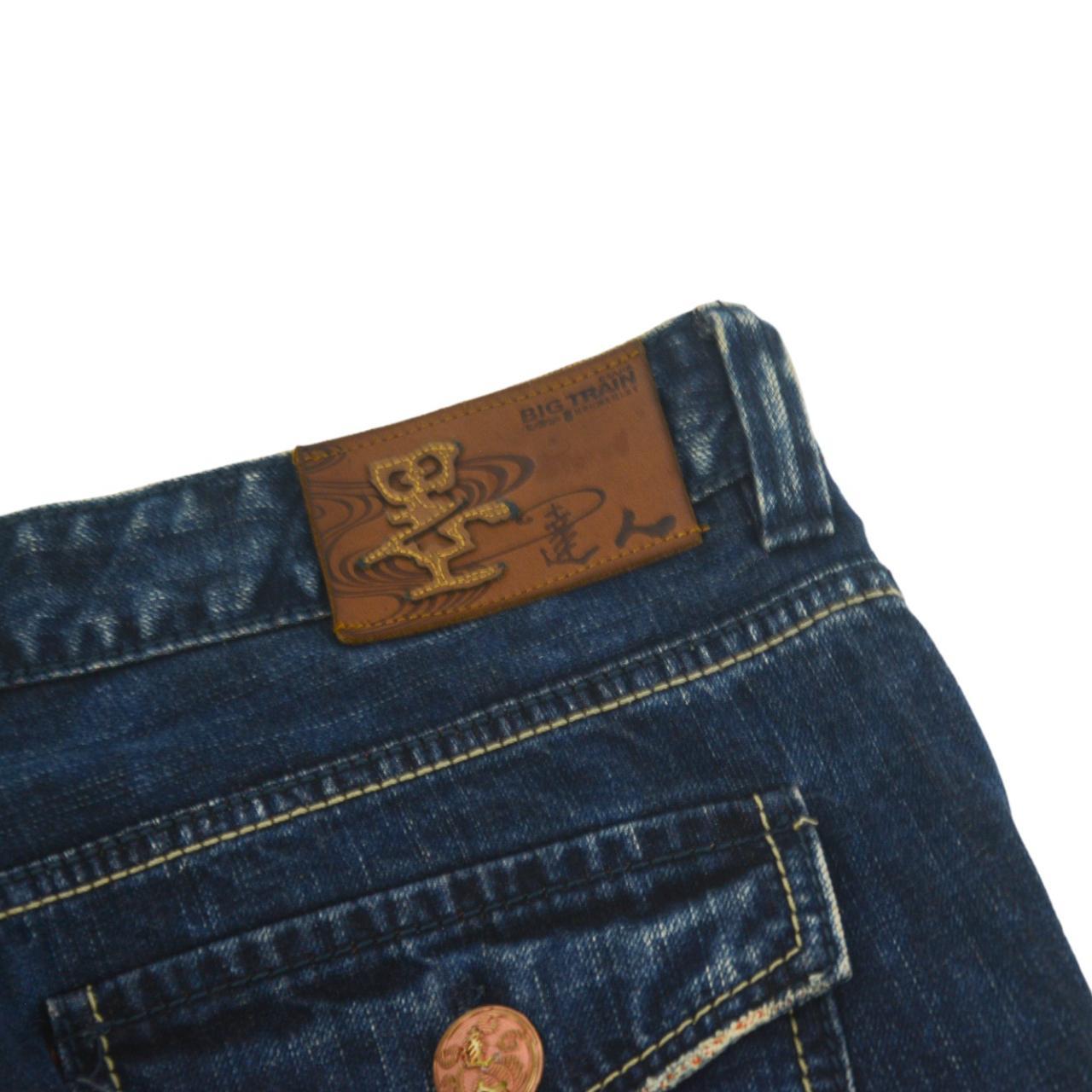 Vintage Flowers Big Train Japanese Denim Jeans Size W31