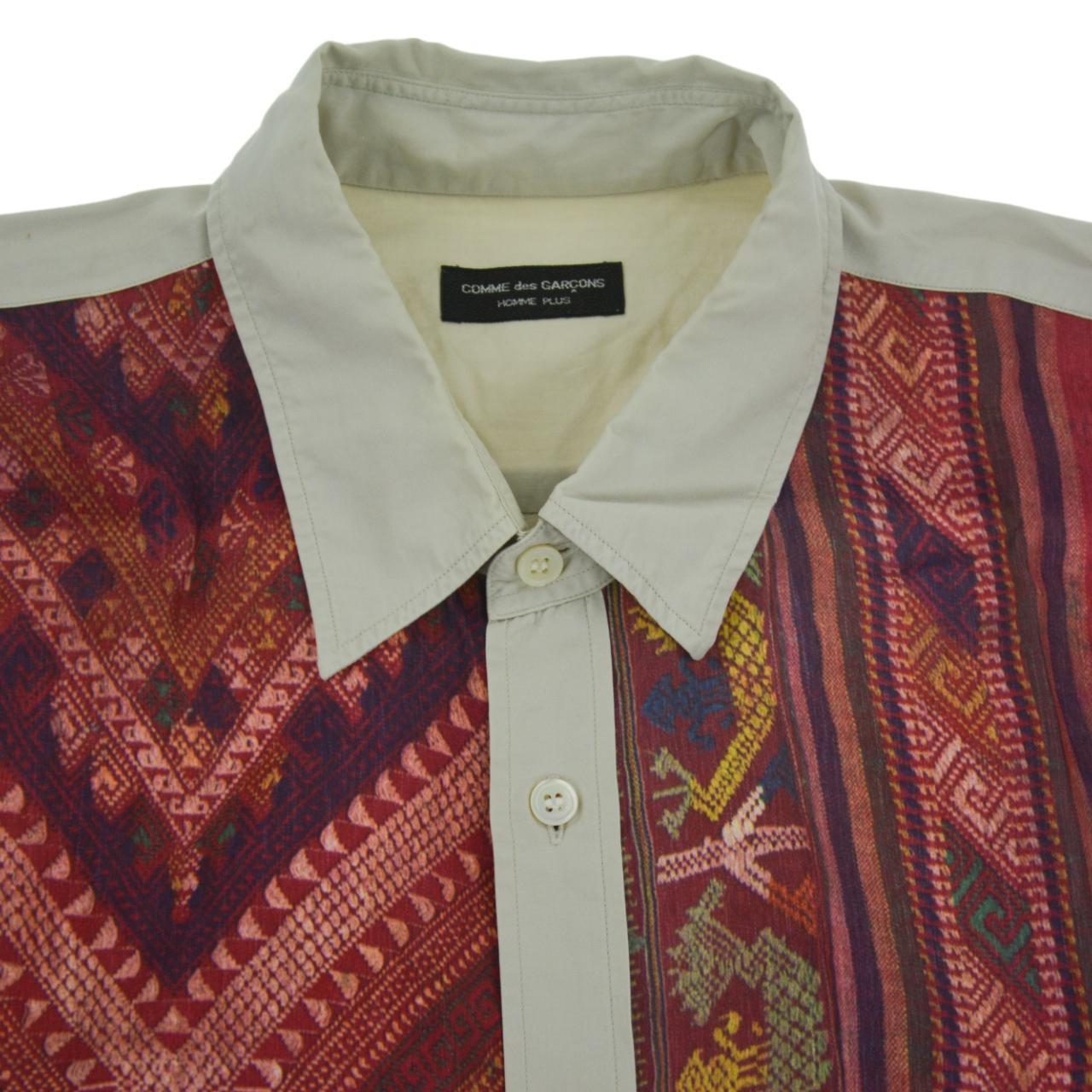 Vintage Comme Des Garcons Paisley HOMME PLUS Shirt Size M