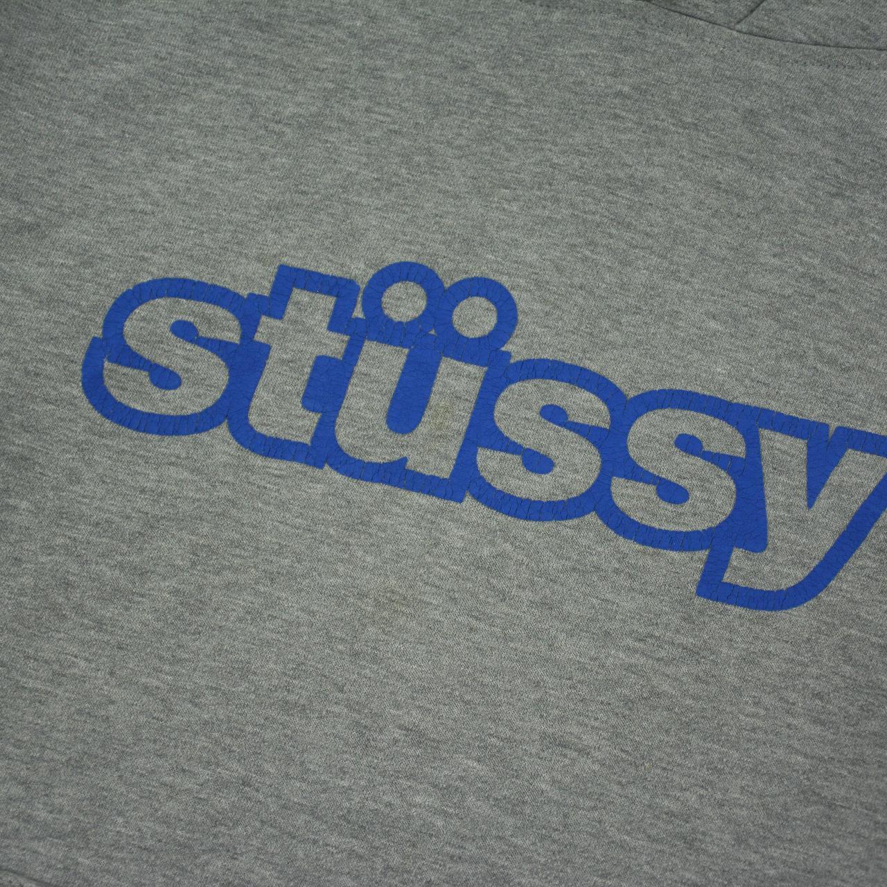 Vintage Stussy Spellout Hoodie Size S