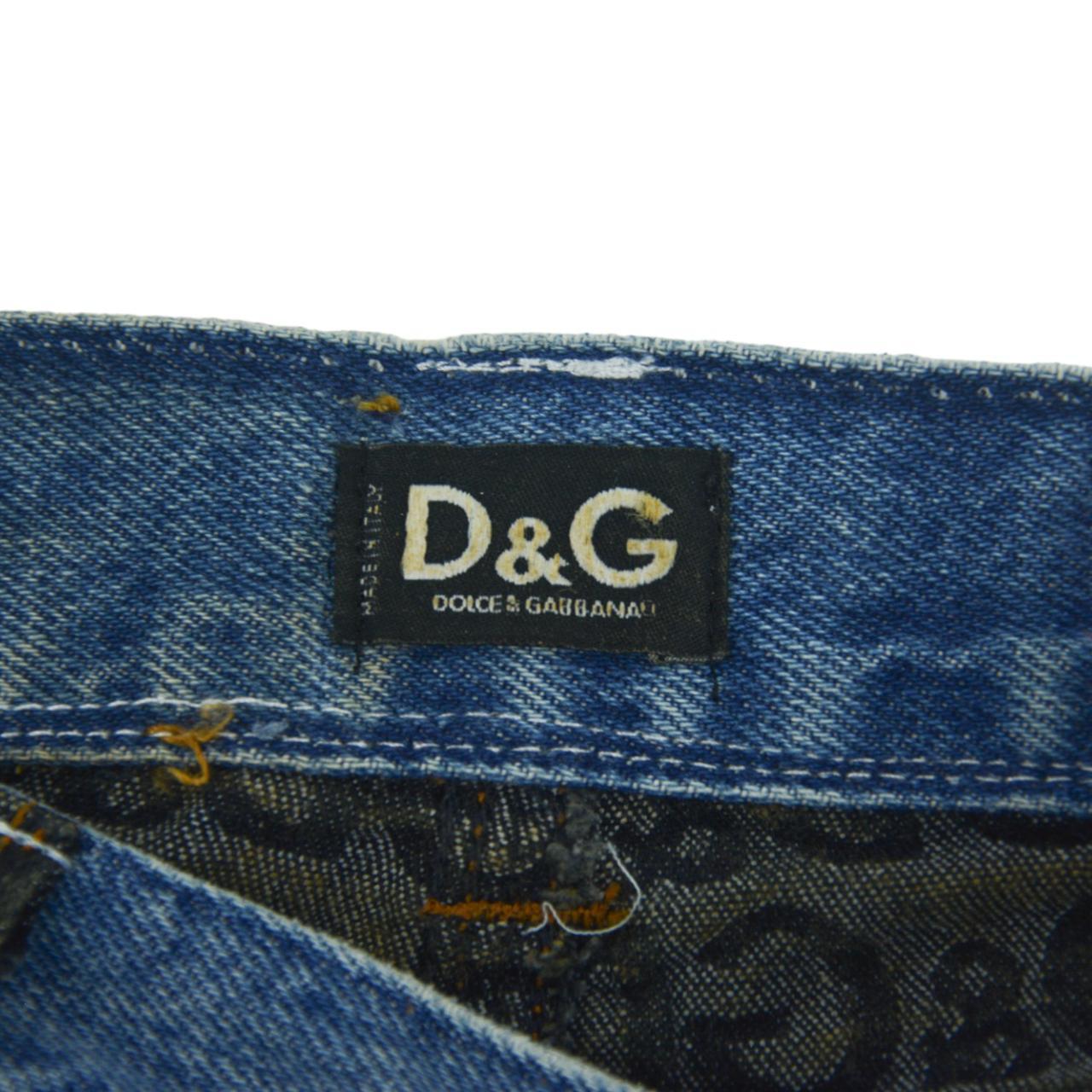 Vintage DOLCE & GABBANA Jeans Monogram Pattern Authentic 