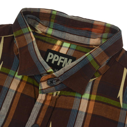 Vintage PPFM Button Up Check Shirt Size S