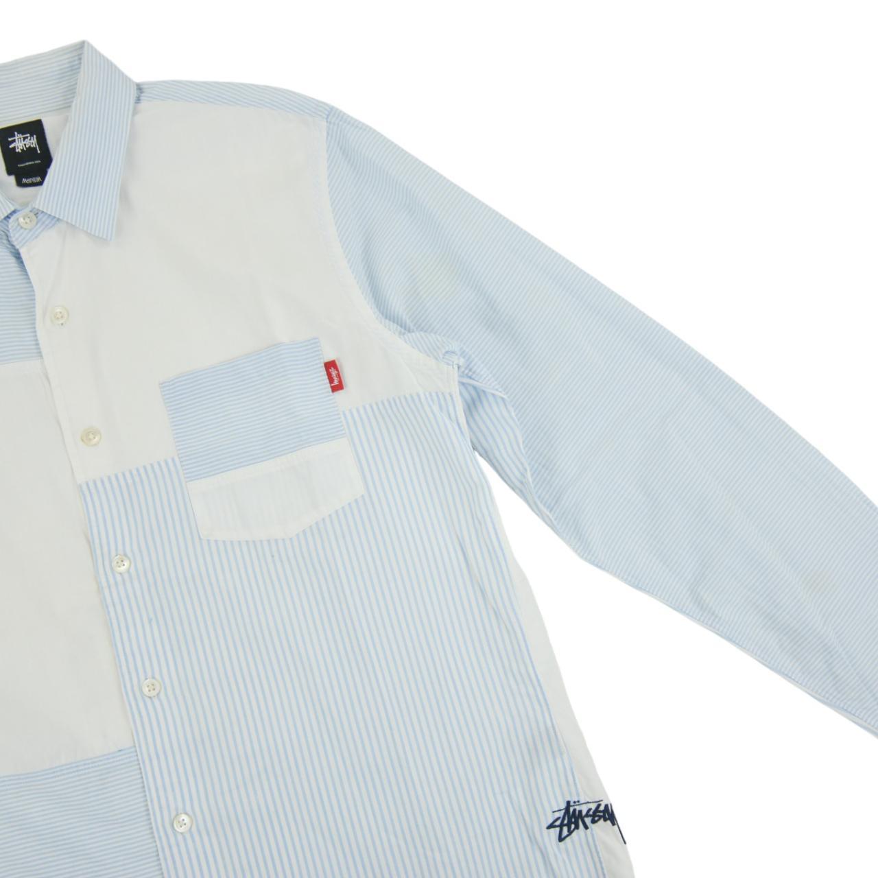 Vintage Stussy Button Up Patchwork Shirt Size M - second wave ...
