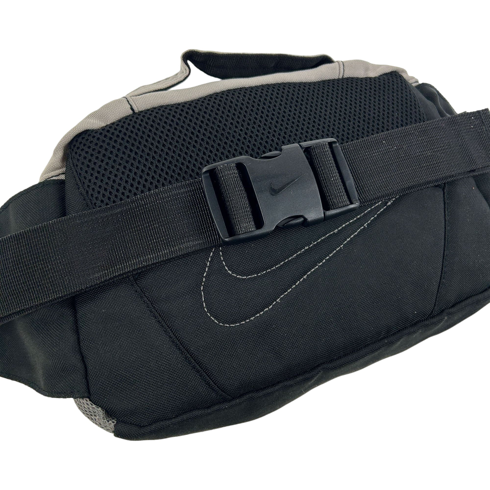 Vintage Nike Grey Black Waist Bum Bag Streetwear Second Wave Vintage second wave vintage store