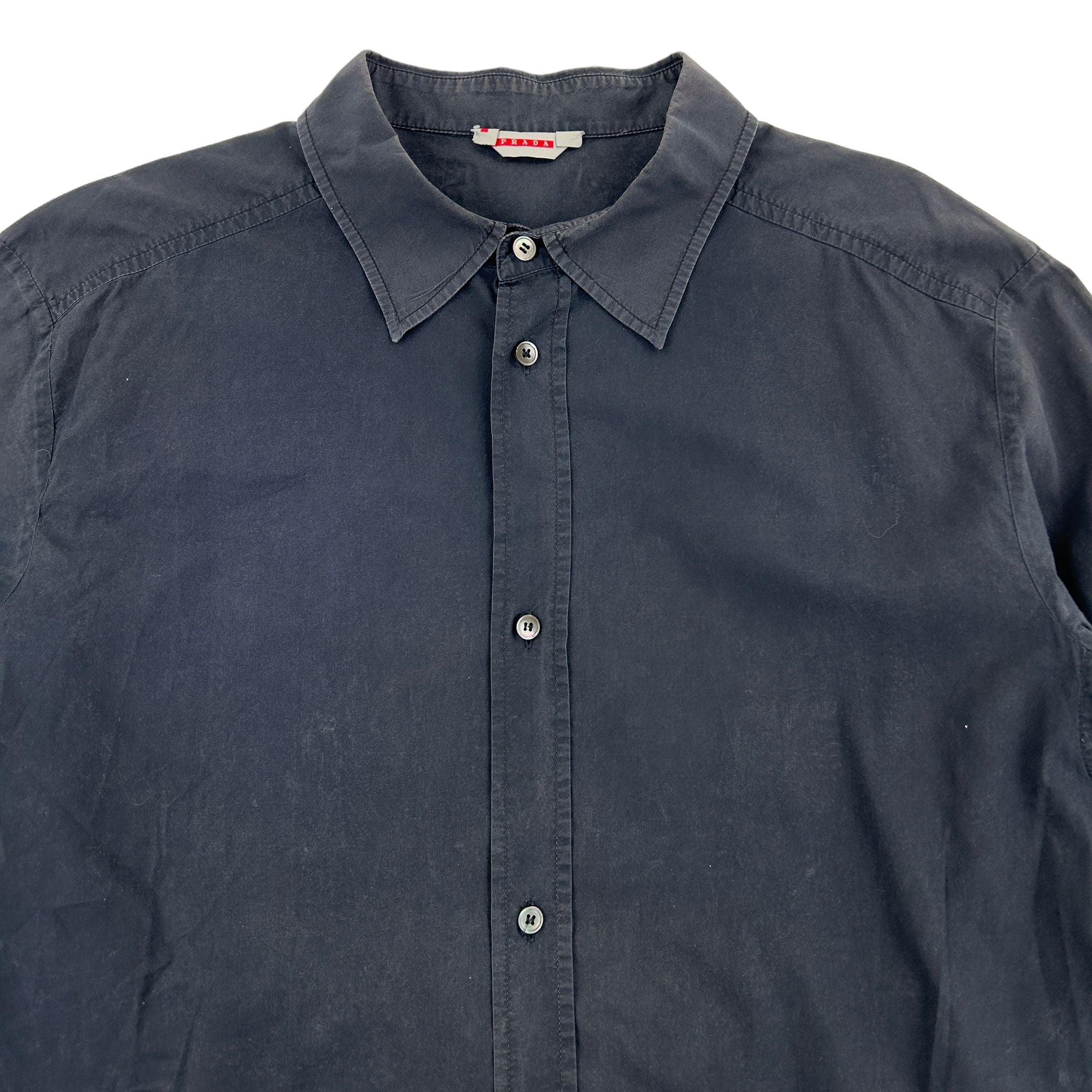 Vintage Prada Sport Long Sleeve Button Up Shirt Overshirt XL 