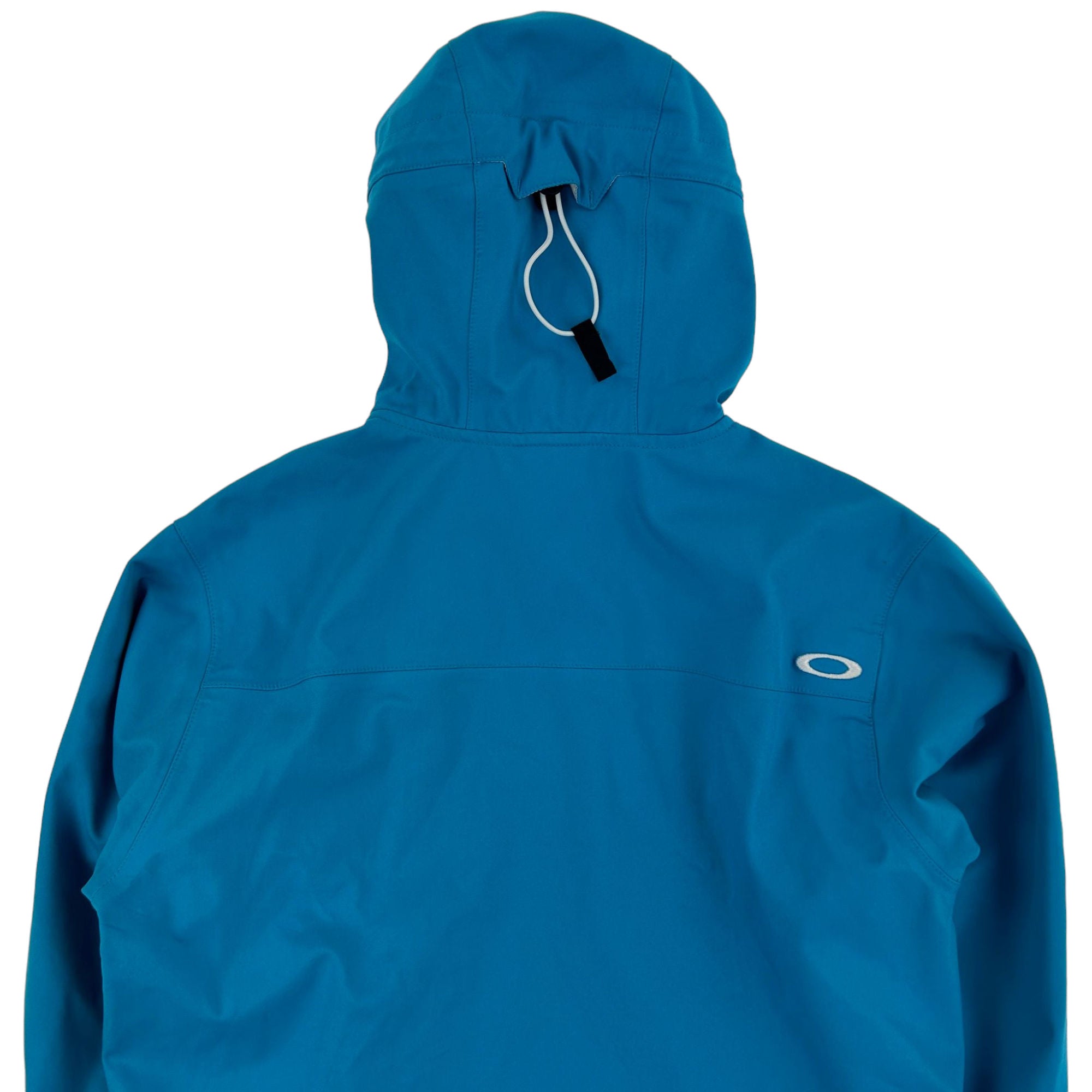 Oakley Soft Shell Performance Blue Jacket Large Polyester Y2K