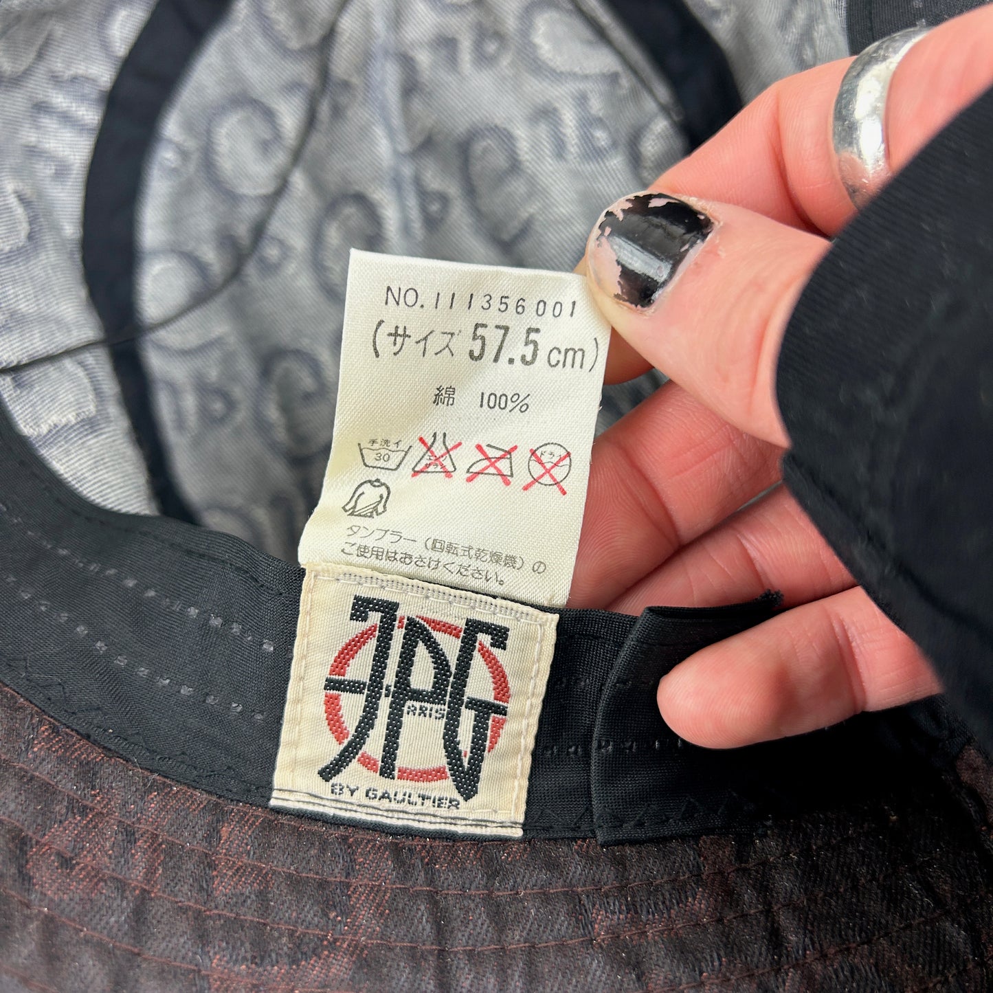 Vintage Jean Paul Gaultier Monogram Bucket Hat