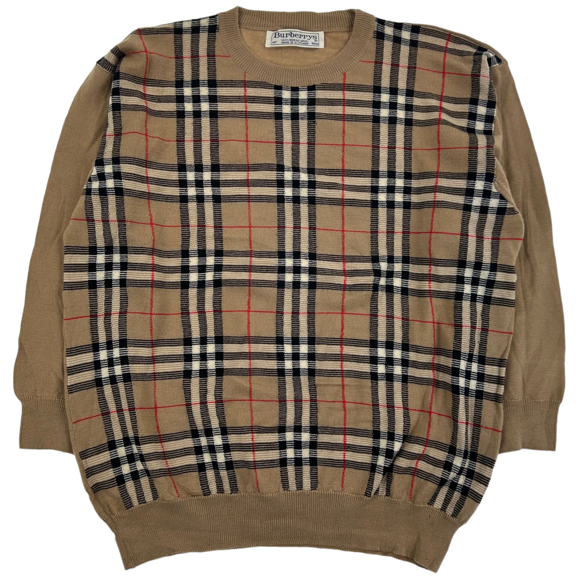 Burberry vintage check outlet sweater