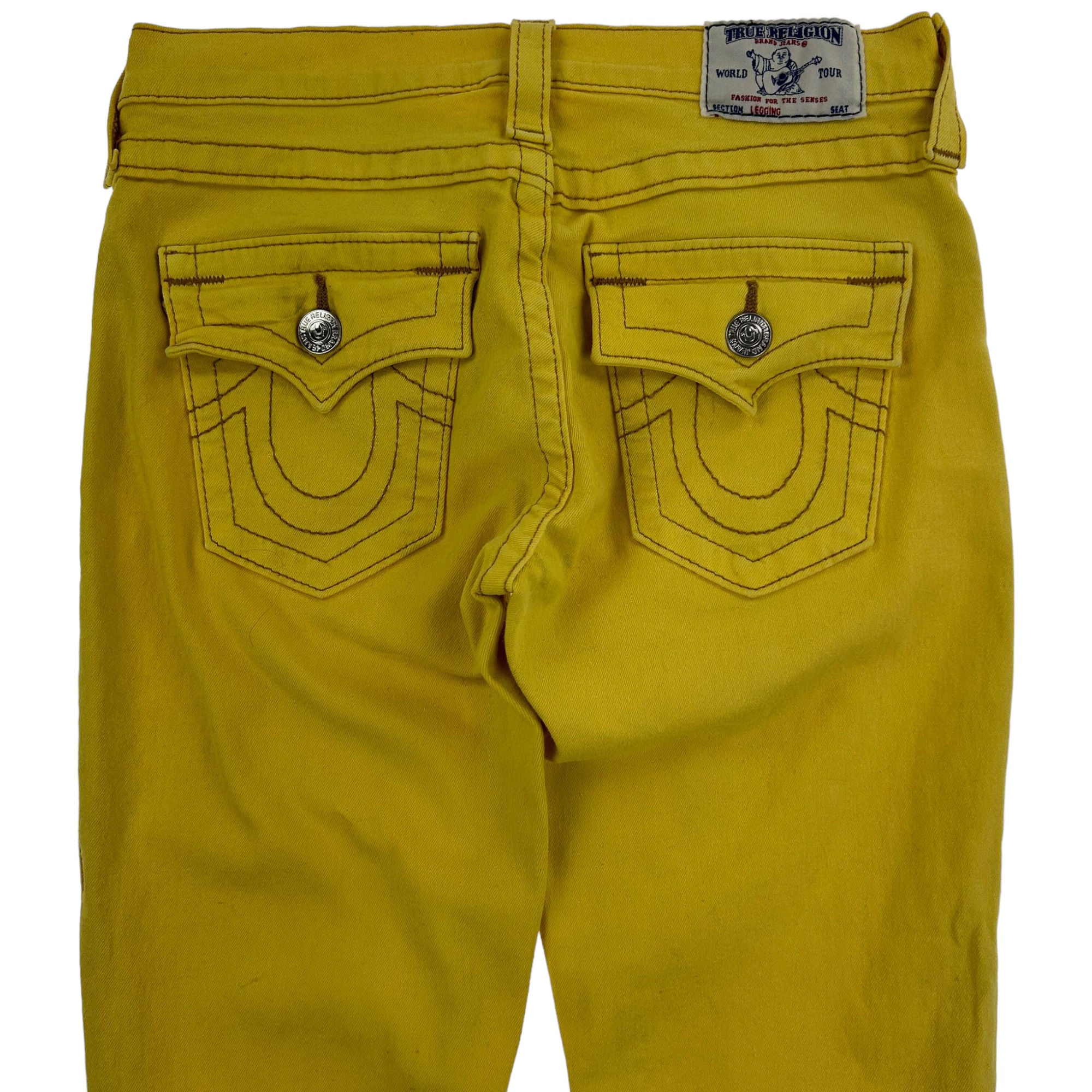 True religion clearance yellow jeans