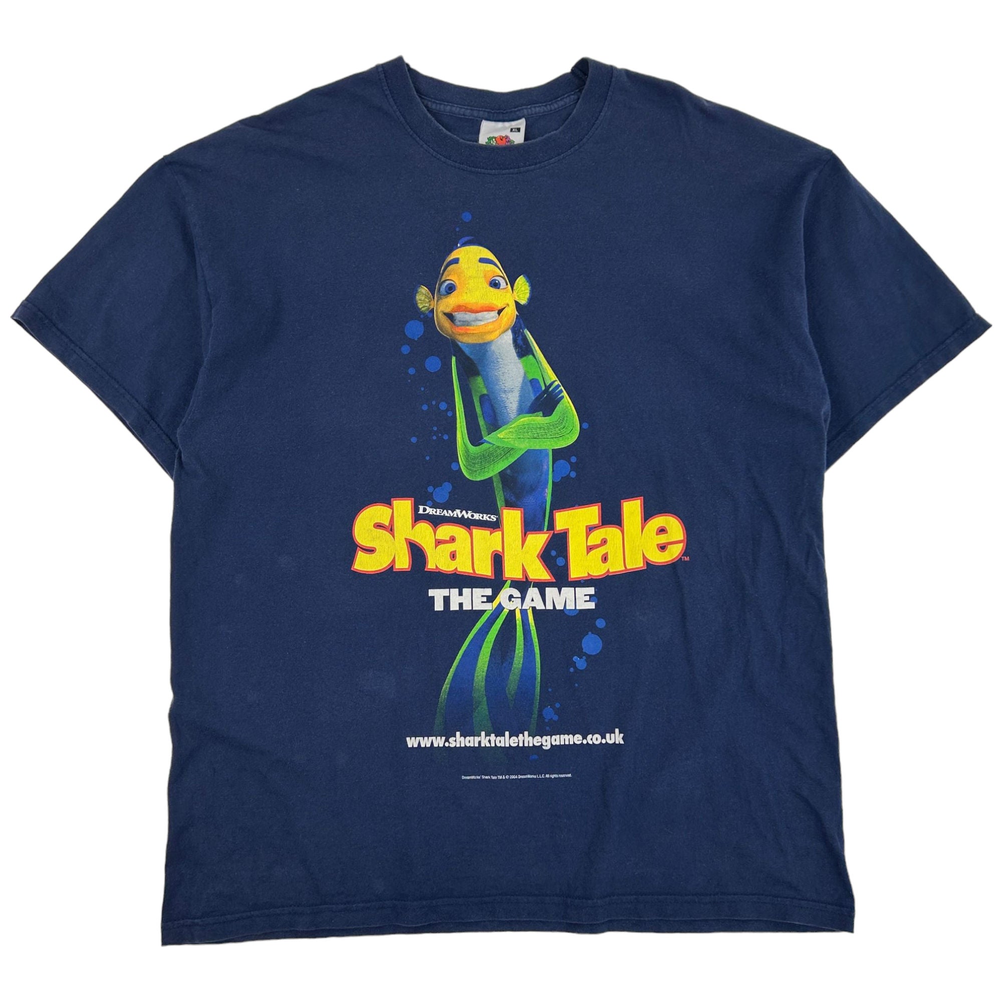 Vintage Shark Tale The Game Graphic T-Shirt Size XL | Second Wave Vintage -  second wave vintage store