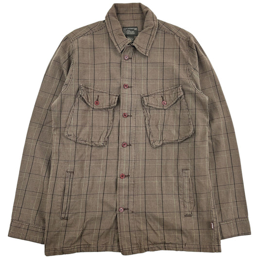 Vintage Stussy Check Pattern Jacket Size L