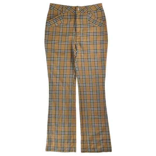 Vintage Burberry nova check trousers W27