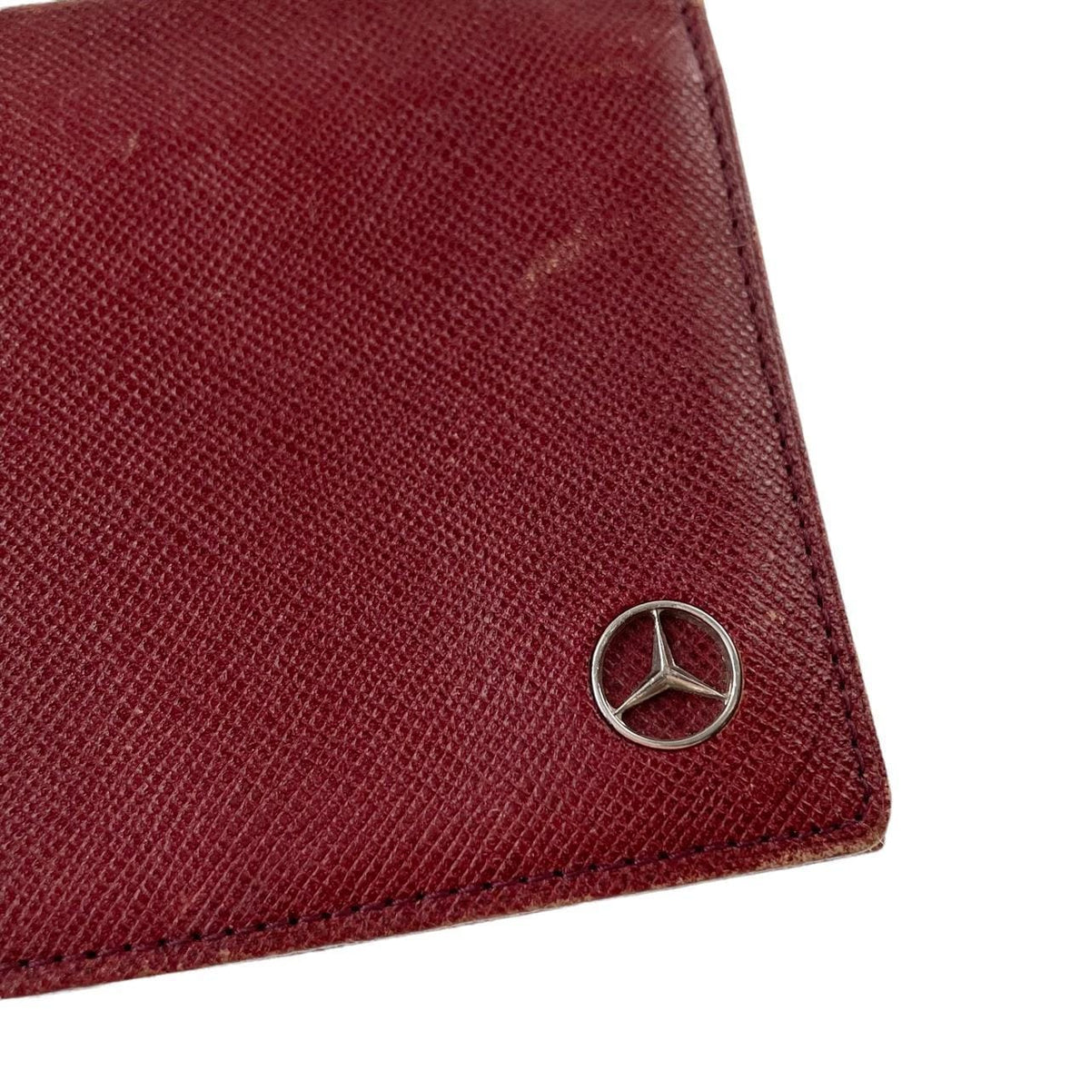 Vintage Mercedes Benz leather wallet purse - second wave vintage store