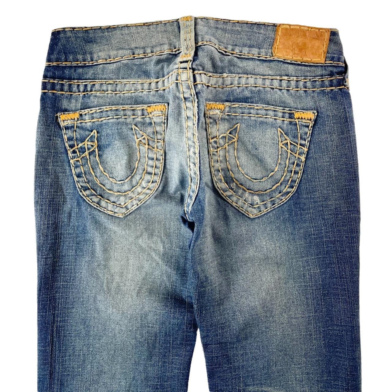 Vintage True Religion big stitch denim jeans trousers W30 - second