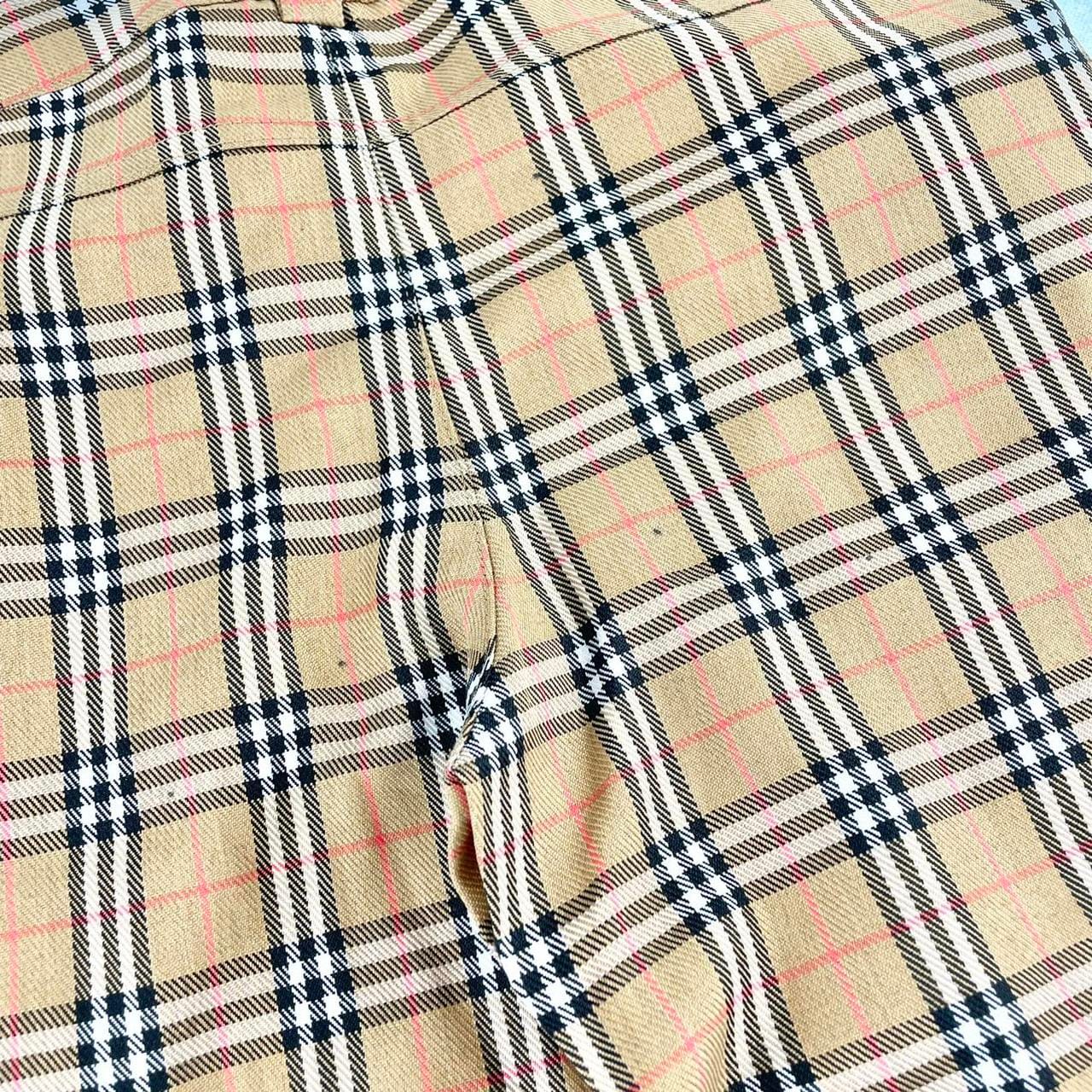 Burberry  Straight Fit Contrast Check Cotton Trousers  HBX  Globally  Curated Fashion and Lifestyle by Hypebeast