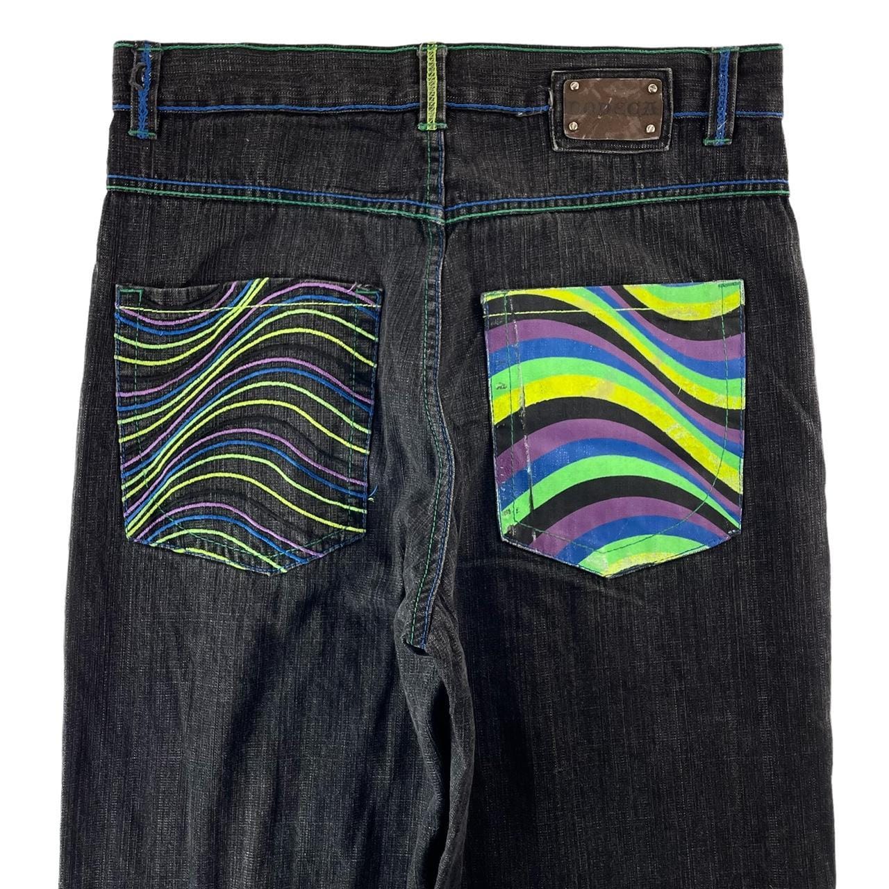 Vintage Denim pattern jeans W34