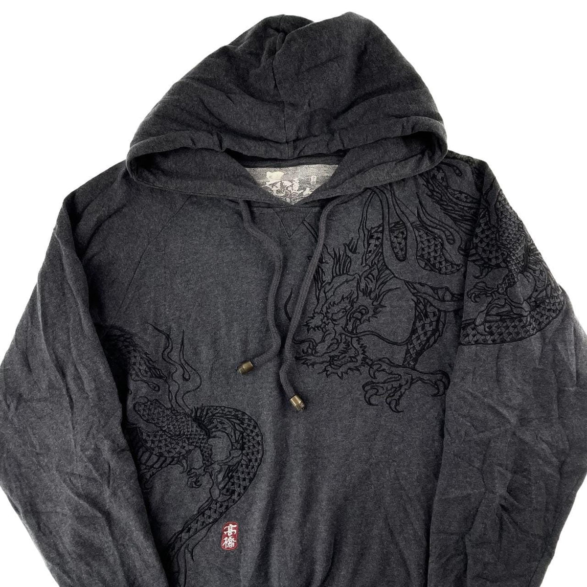 Dragon and Moon Japanese hoodie size M