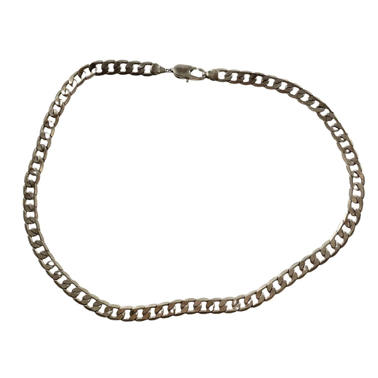 925 Sterling silver curb chain necklace