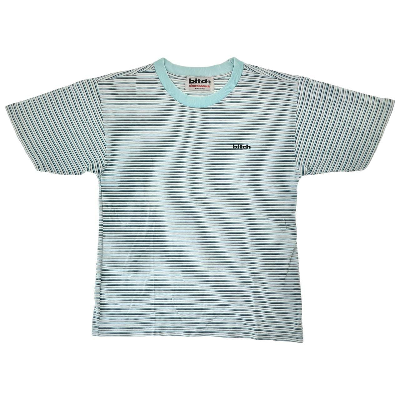 Vintage Bitch Skateboards striped t shirt size XS - second wave