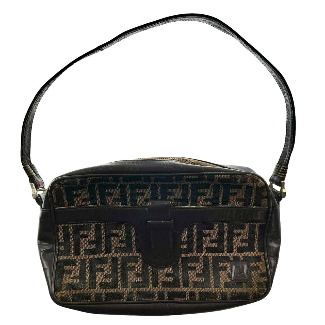 Fendi Zucca Crossbody Bag Vintage