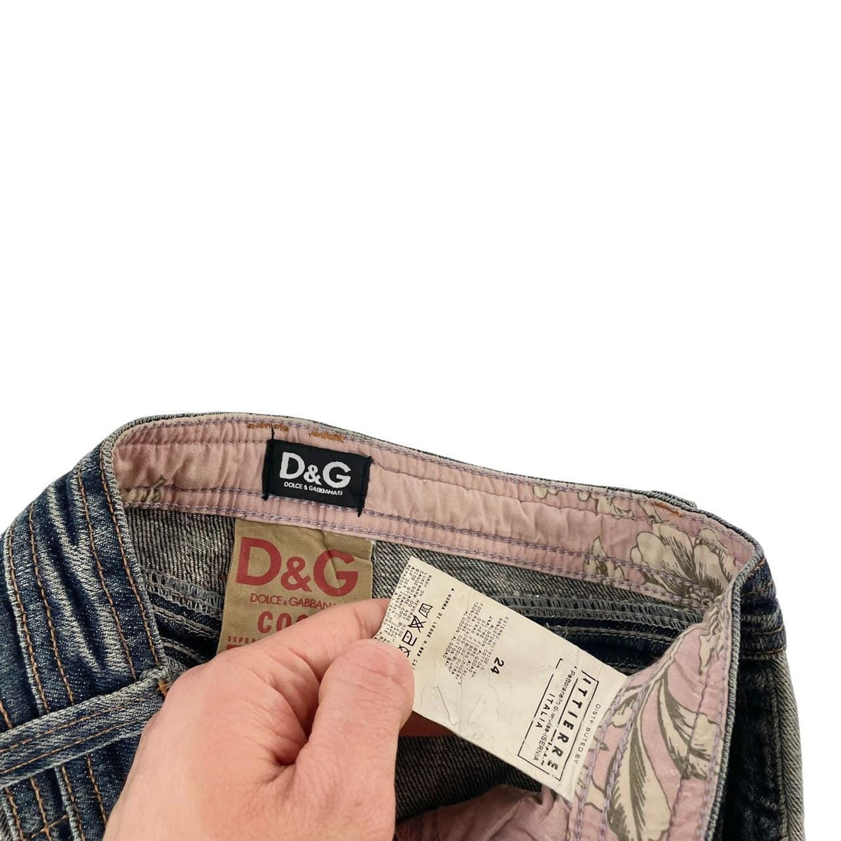 Vintage Dolce and Gabbana denim jeans trousers W28