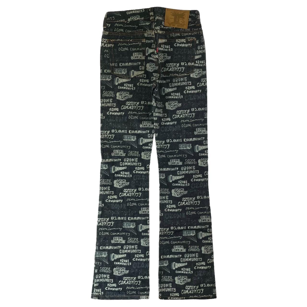 Vintage Hysteric Glamour Ozone Community al over print jeans