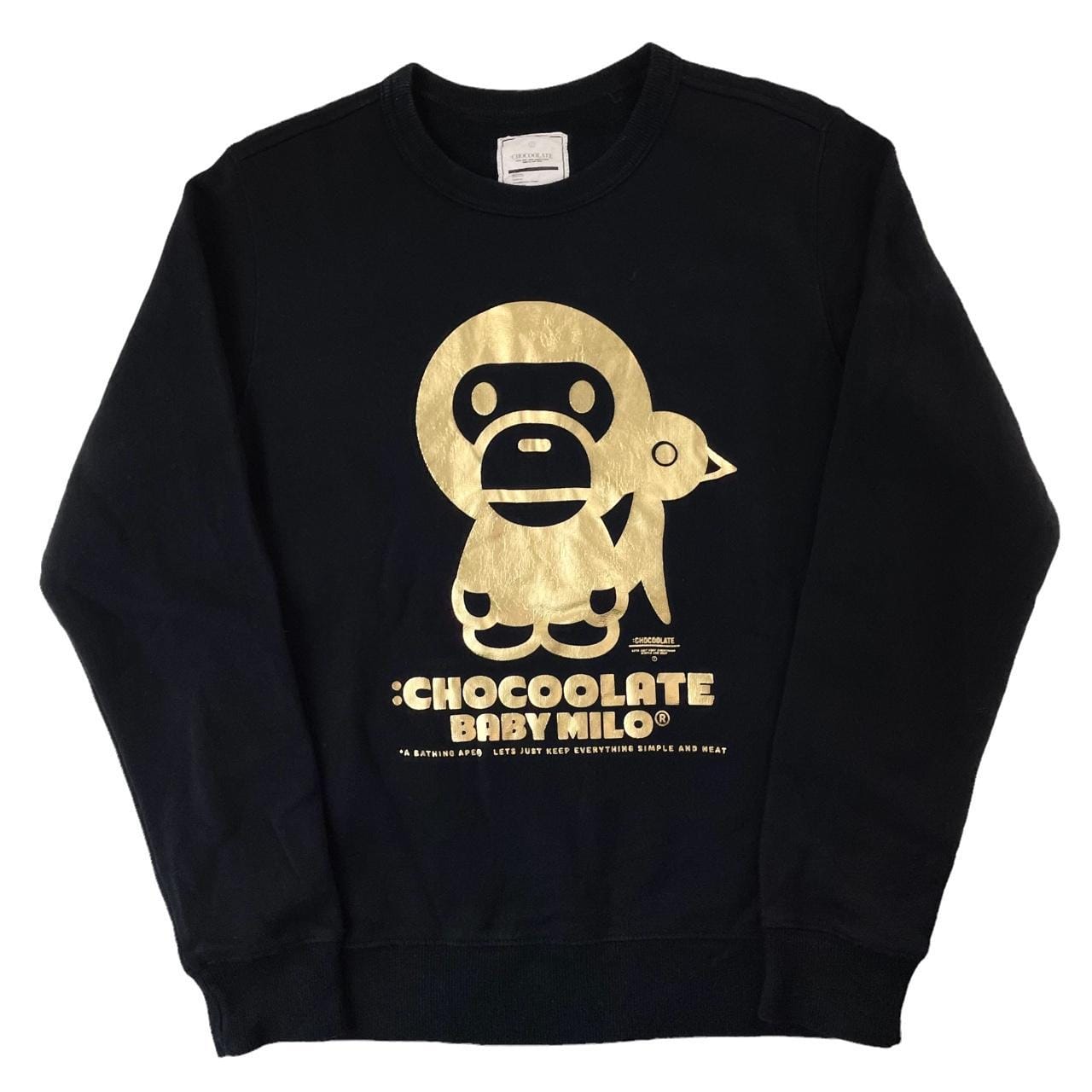 Vintage Bape Chocoolate jumper size S fits like a size XS - second wave vintage store