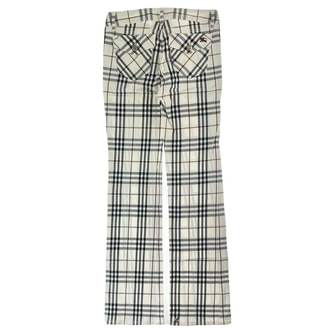 BURBERRY trousers in check wool  Beige  Burberry pants 8033467 online on  GIGLIOCOM