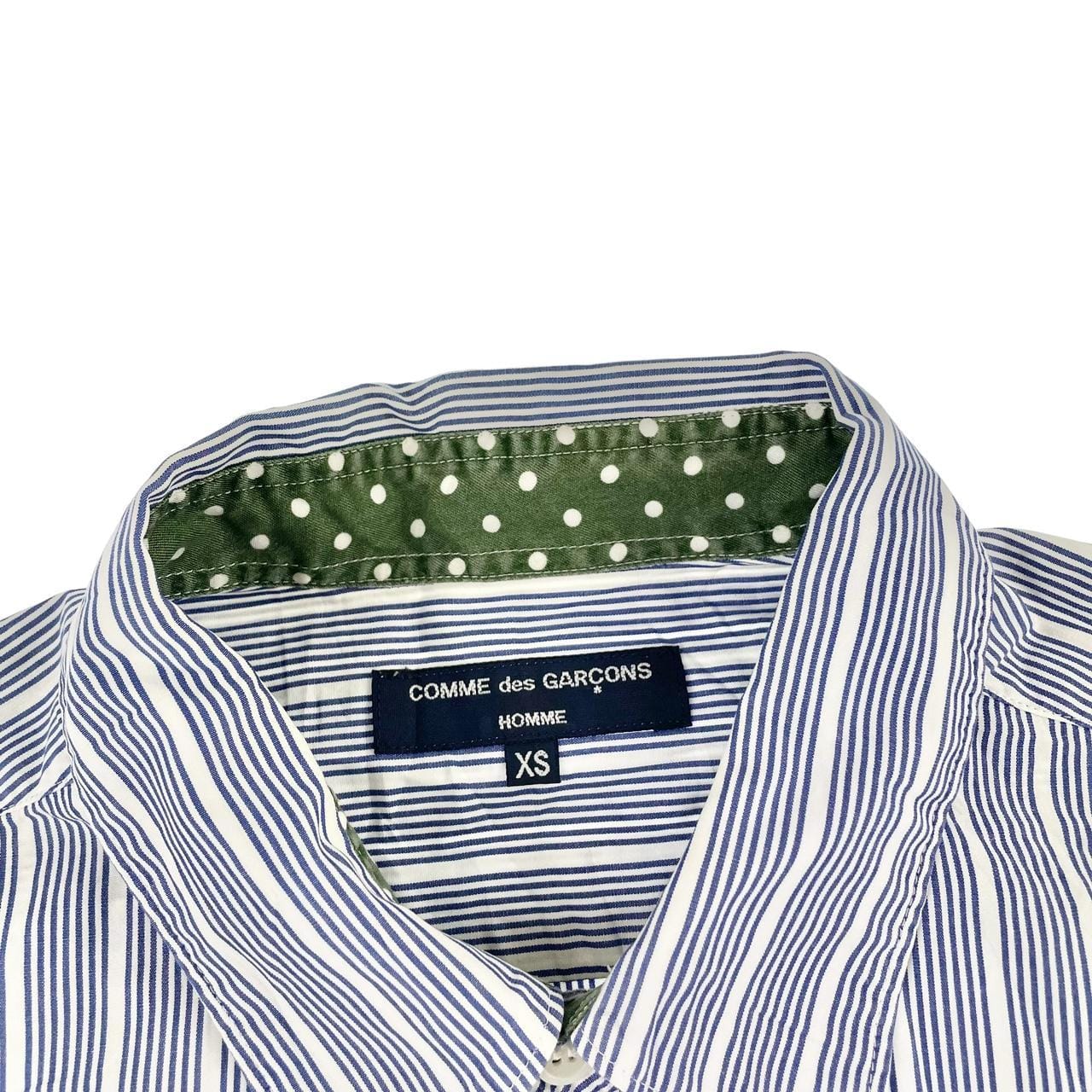 Vintage Comme Des Garçons striped button long sleeve shirt size XS 