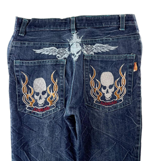 Vintage Skulls Japanese denim jeans trousers W28