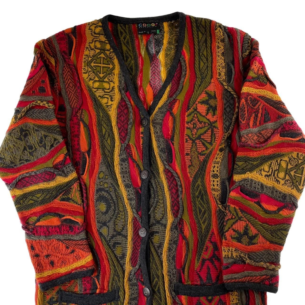 Vintage Coogi knitted cardigan woman’s size L