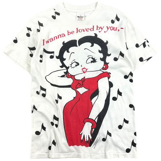 Vintage Betty Boop Music Note T-Shirt Size M